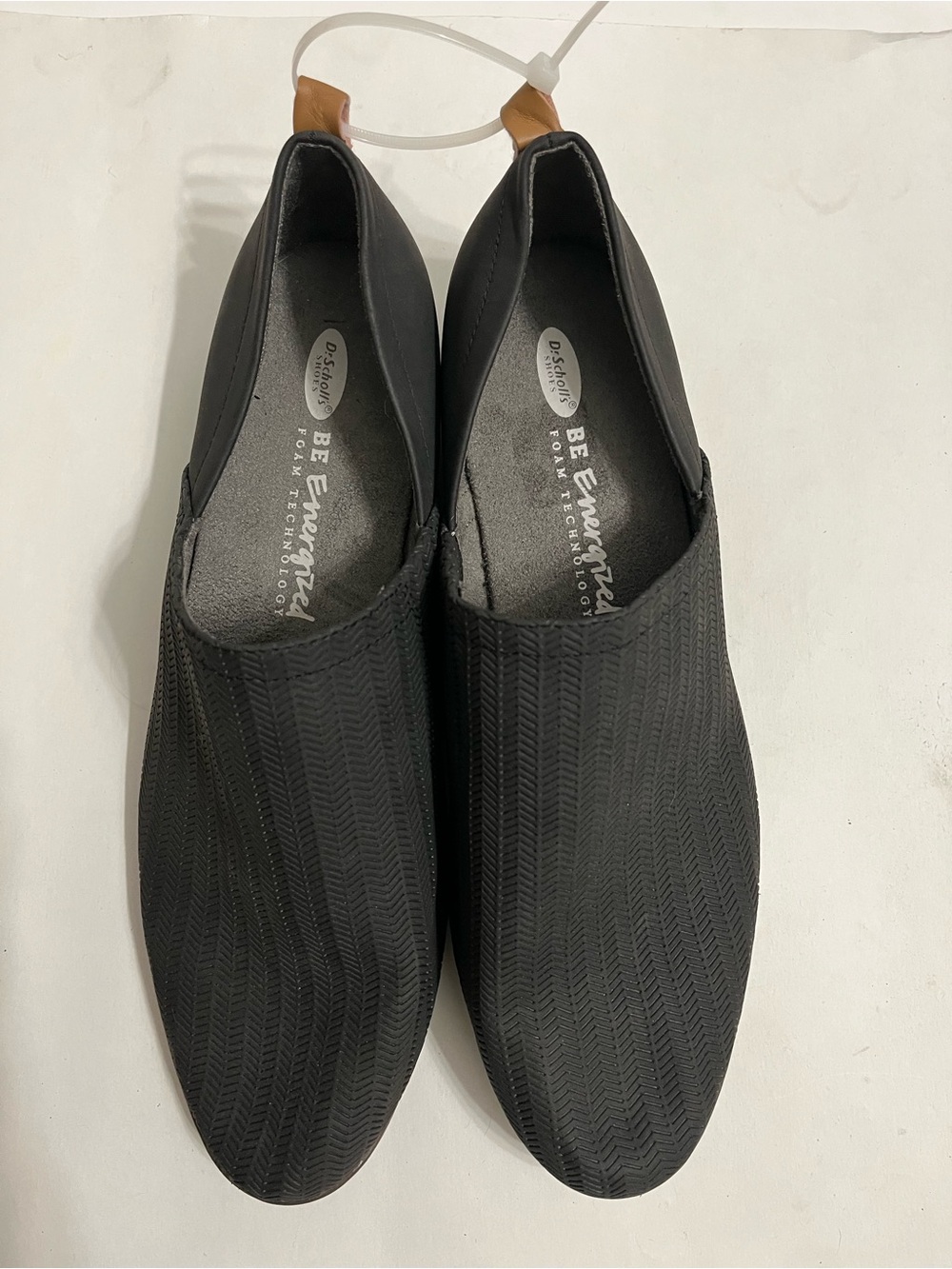 Dr. Scholl's Men’s Black Slip-On Textured Loafers